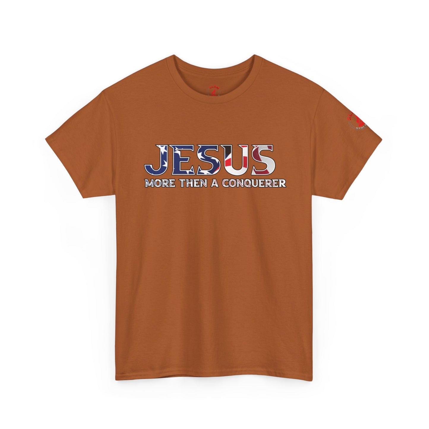 Inspirational Jesus T-Shirt - More Than a Conqueror