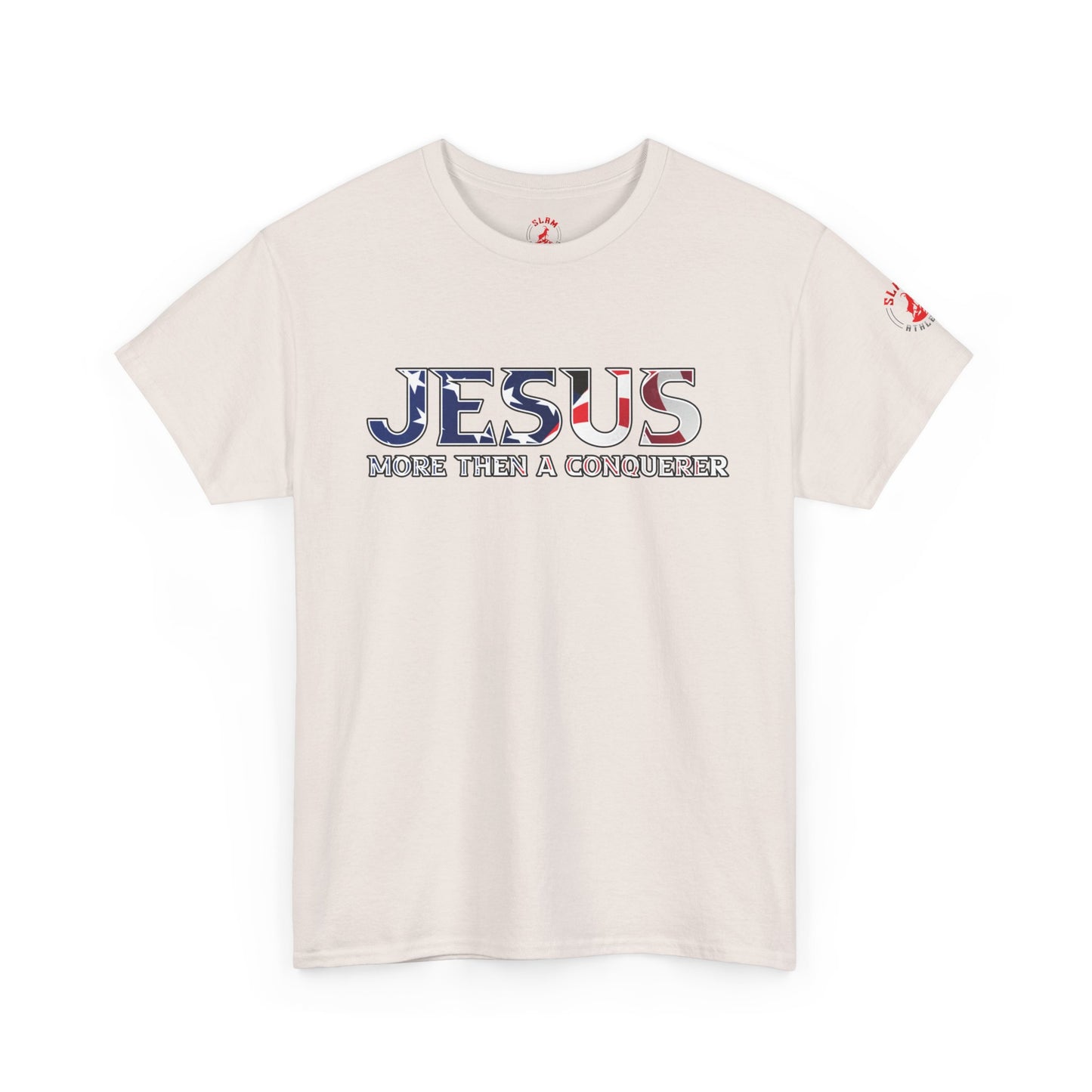Inspirational Jesus T-Shirt - More Than a Conqueror