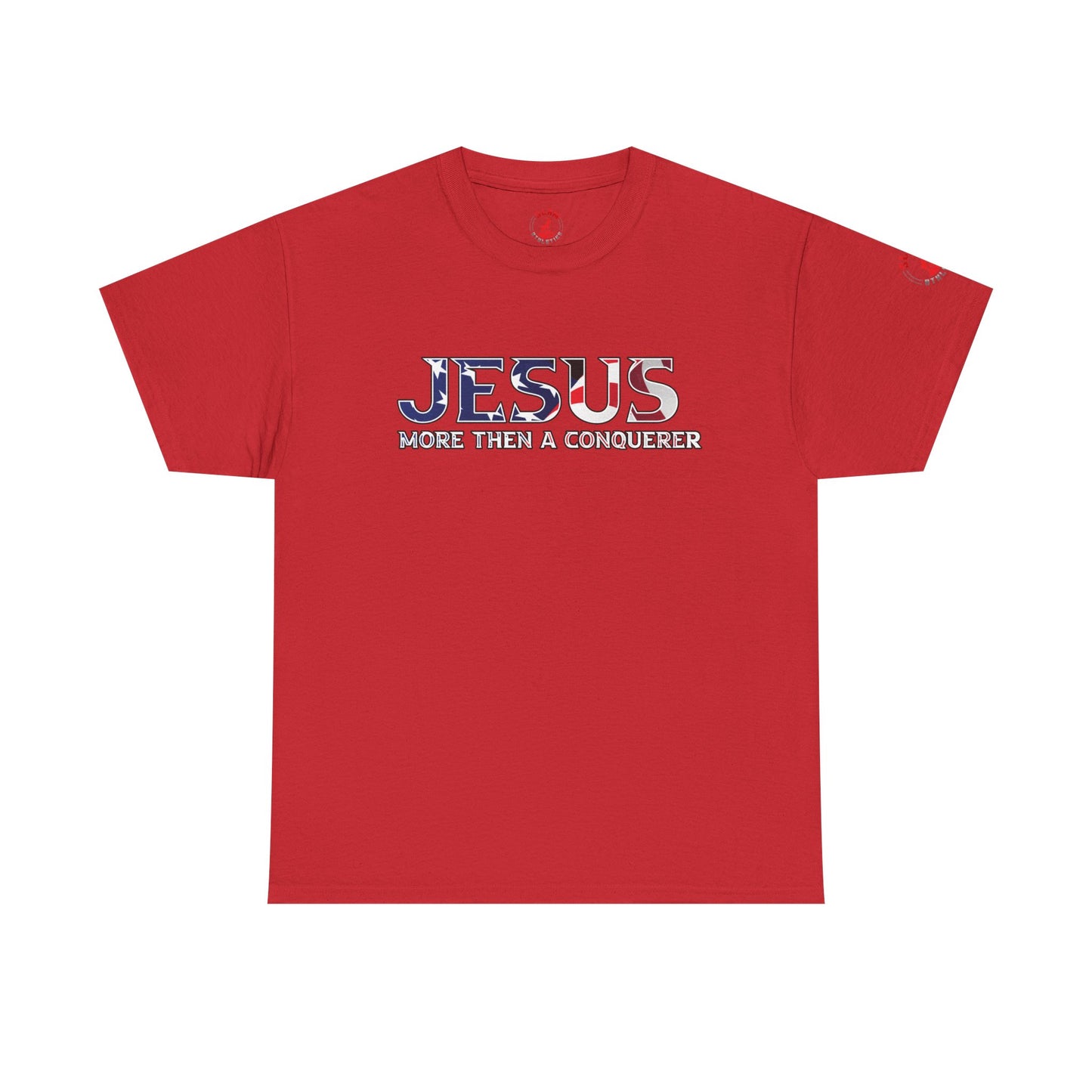 Inspirational Jesus T-Shirt - More Than a Conqueror